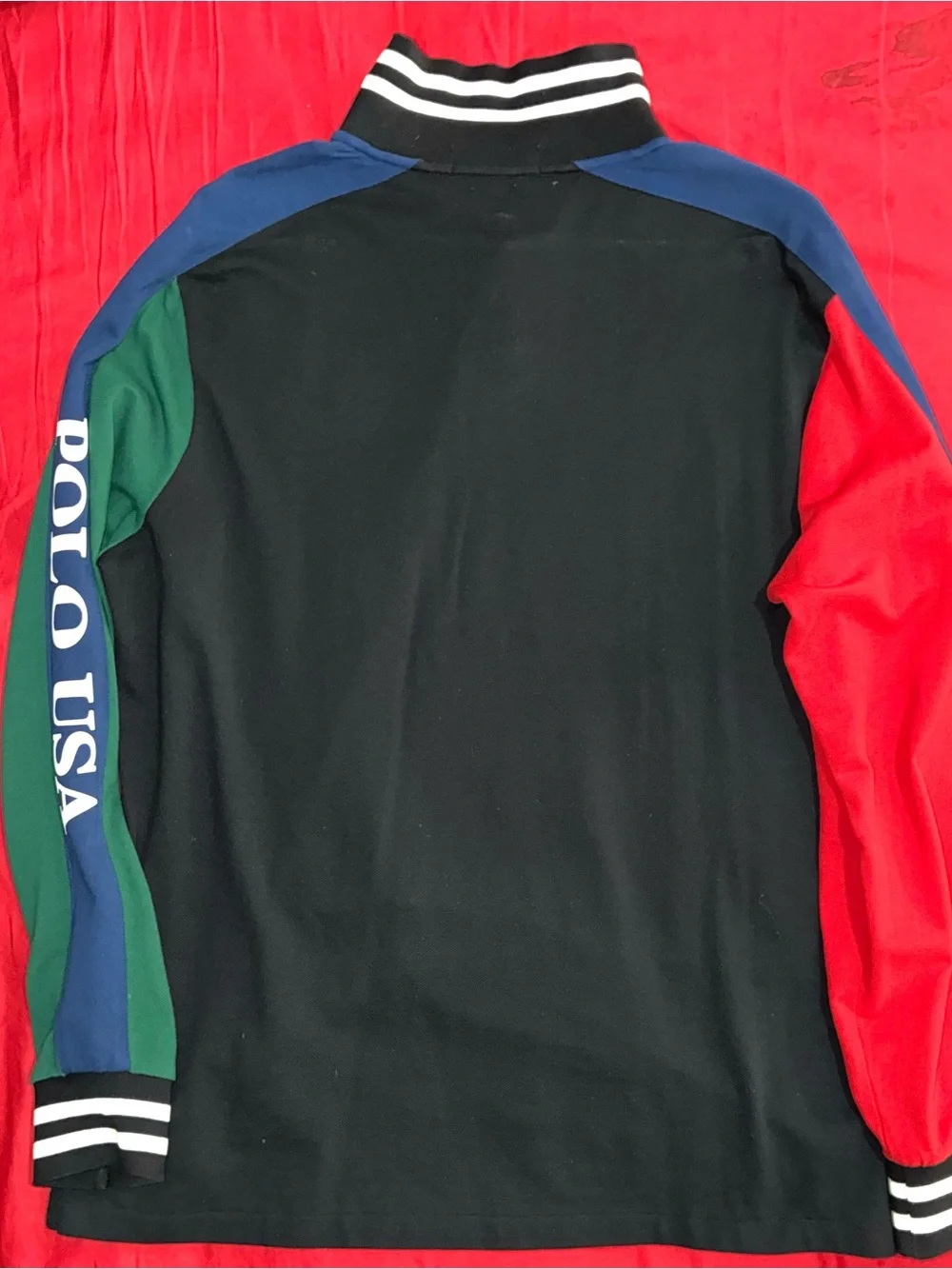 Ralph Lauren Long Sleeve Polo Ski shirt—Stars and Stripes—Size Large - Picture 7 of 7